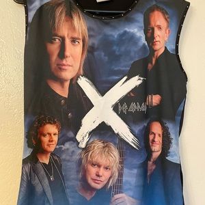 Def Leppard tank top from their album “X”